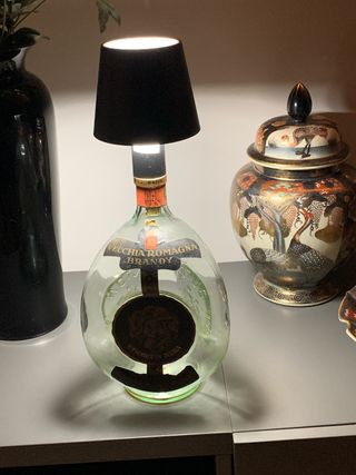 Lampada bottiglia Vecchia Romagna LED