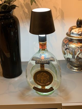 Lampada bottiglia Vecchia Romagna LED