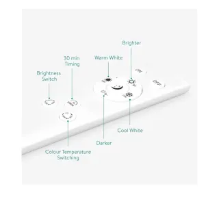 Navaris Lámpara LED Techo Flor Blanca