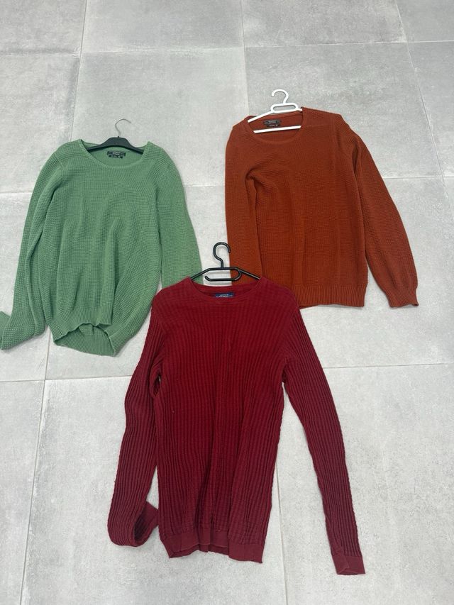 Lote 3 jerséis talla S 2 Celopman 1 pull