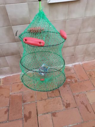 Red de pesca plegable para capturar