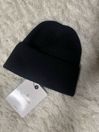 Moncler Cappello Lana Taglia Unica Nero