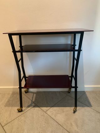 Carrello porta TV di modernariato