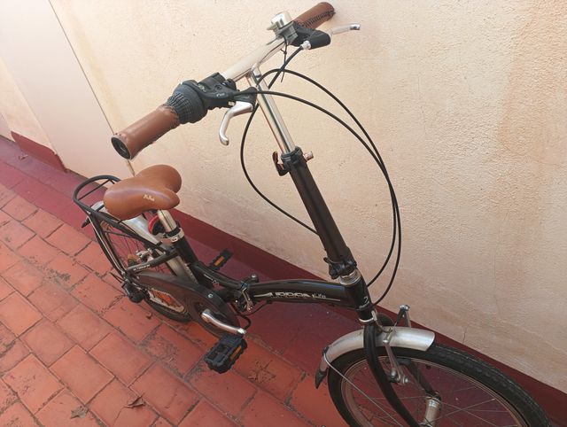 Bicicleta plegable con marchas