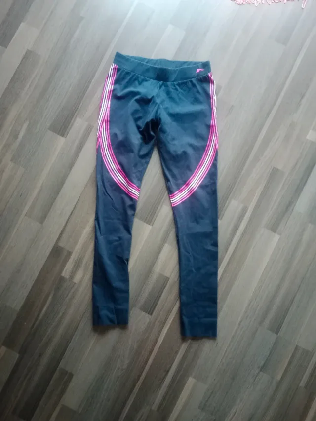 Mallas deportivas mujer negro y rosa