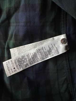 Camisa cuadros Cortefiel Eco Friendly