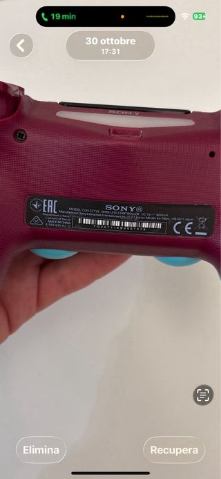 Controller playstation 4 Berry Blue