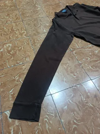 Polo Ralph Lauren manga larga marrón vintage 00s