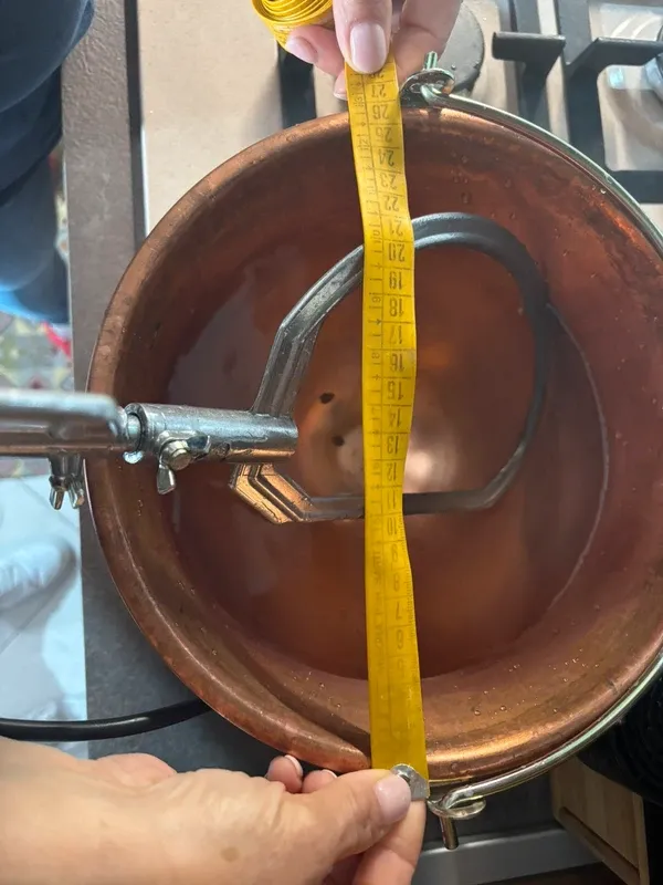 Pentola in rame Botta automatica