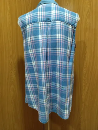 Camisa sin mangas cuadros Lefties