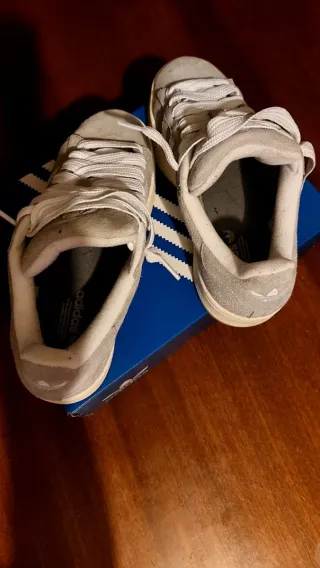 Scarpe Adidas Campus Donna Grigie Bianche