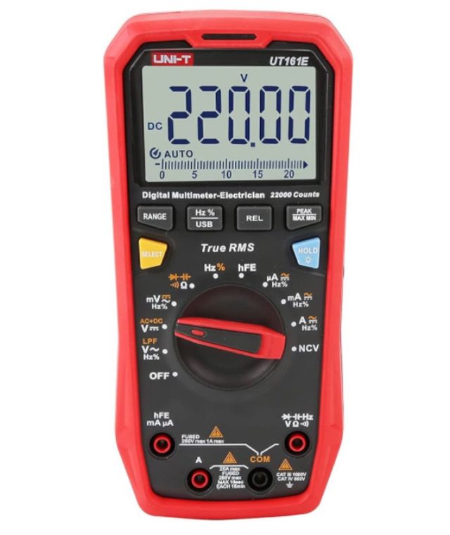 Multímetro Digital UNI-T UT161E True RMS