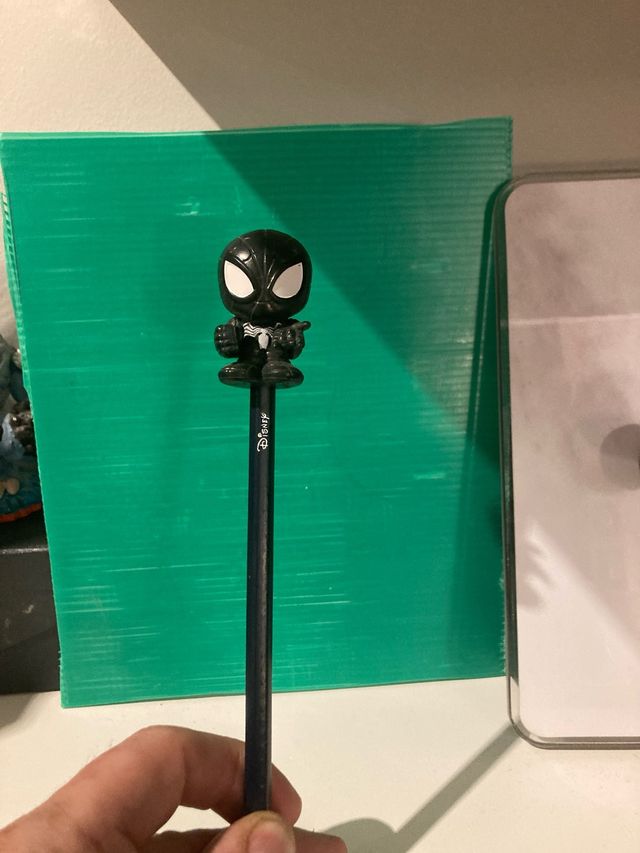 Spiderman Negro adorno para Lapicero