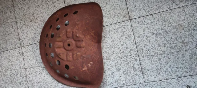 Asiento tractor antiguo maquinaria agrícola
