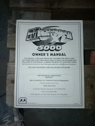 Manual Megatouch XL 5000