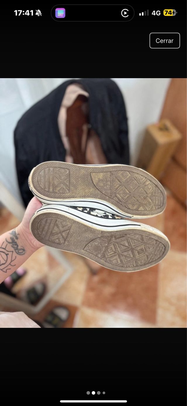 Converse leopardo Talla 41