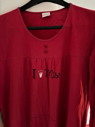Camisón Mías Triumph Talla 40 Rojo