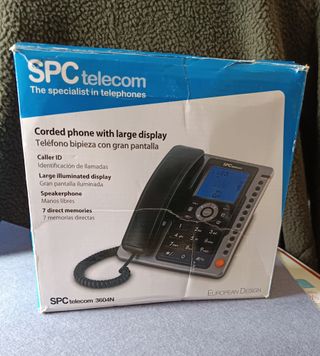 Teléfono SPC Telecom 3604N Negro