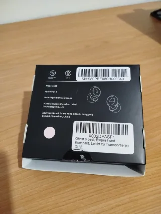 Tapones Oídos rosas con Estuche