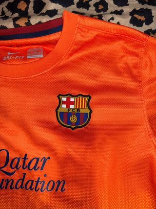 Camiseta FC Barcelona Nike Naranja/Amarillo
