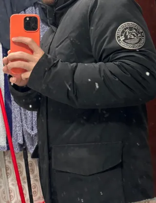 Abrigo Parka Superdry Negra