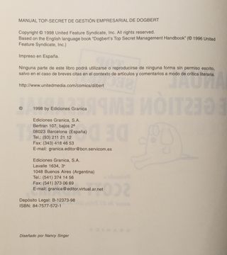Manual top secret gestión empresarial de Dogbert
