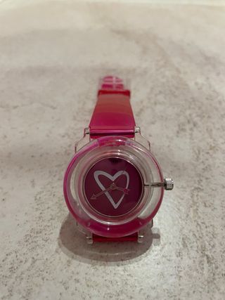Orologio Fiorucci Cuore Rosa Trasparente