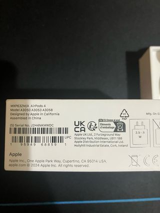 AirPods 4 con garantía hasta 20/3/2026