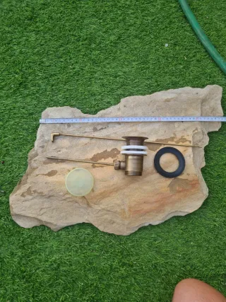 #12 Válvula desagüe latón lavabo con varilla