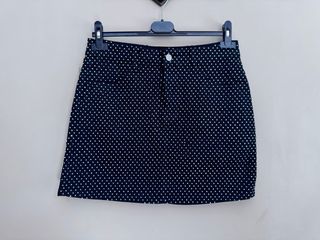 Minigonna nera con strass Taglia L