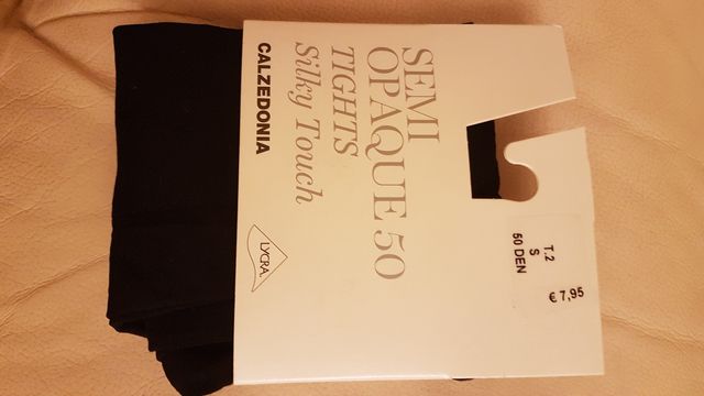 Medias negras,Opacas, piel de melocotón, de cadera