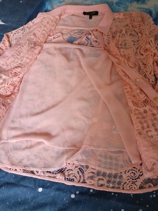 Camisa calada rosa Juicy Couture sin estrenar