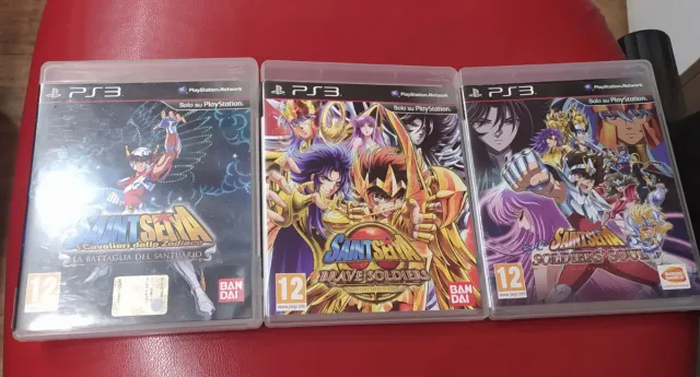 Lotto 3 Giochi PS3 Saint Seiya PAL ITA