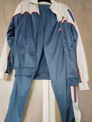 Chándal Adidas Retro Original Azul Blanco