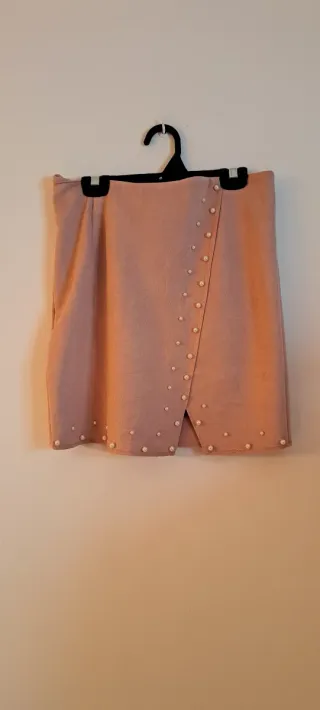 Falda corta perlas talla S