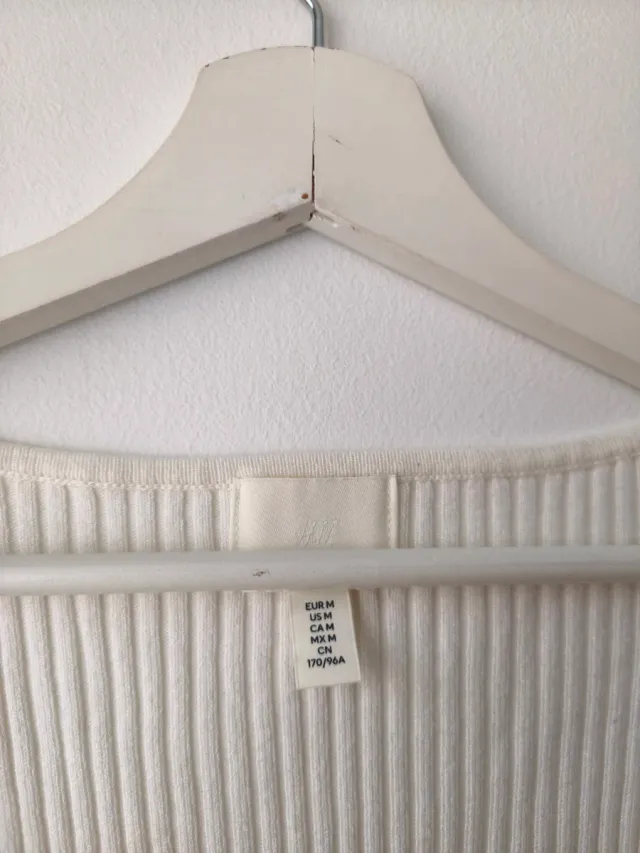 Camiseta H&M Blanca Talla M