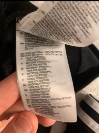 Tuta Adidas nera uomo/donna