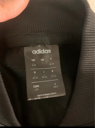 Tuta Adidas nera uomo/donna
