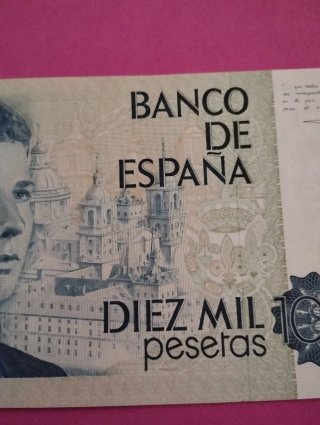 Billete 10000 pesetas 1985. SIN CIRCULAR.PLANCHA.