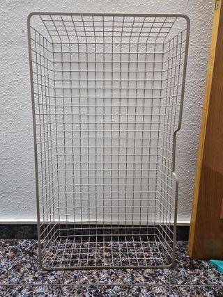 2 Cestas metálica IKEA para armario