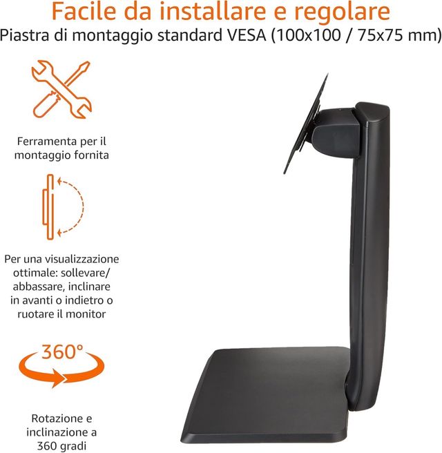 Supporto TV Monitor LCD Regolabile VESA