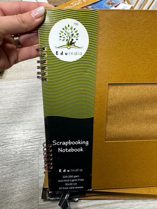 5 Álbum de Fotos Espiral Kraft