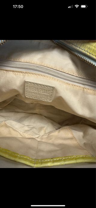 Borsetta vera pelle stampa cocco