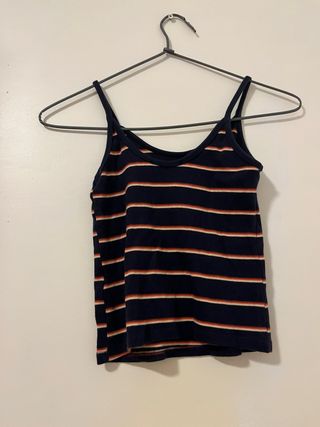 Top de tirantes a rayas Pull&Bear Talla M