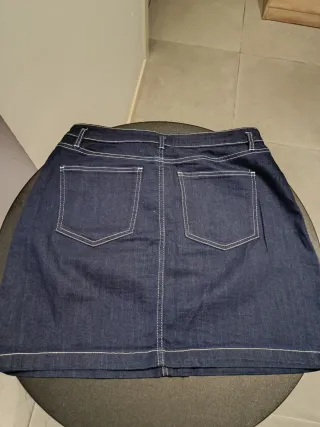Falda vaquera azul