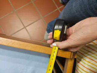 Cuna de madera para bebé