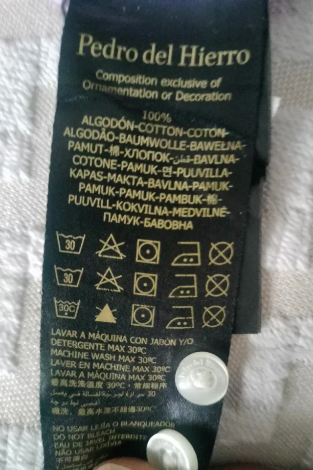 Camisa Pedro del Hierro Rosa Hombre