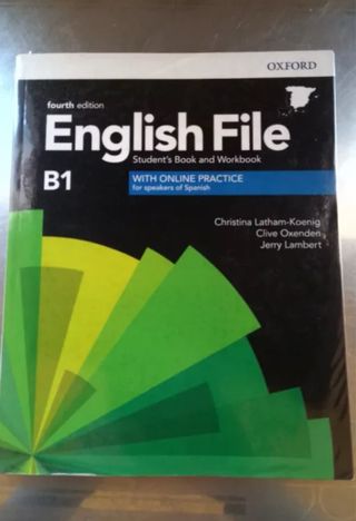 Libro Inglés English File B1 4ª Ed.
