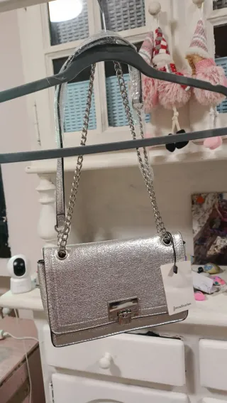 Bolso Stradivarius Plata