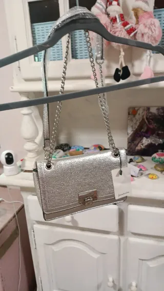 Bolso Stradivarius Plata